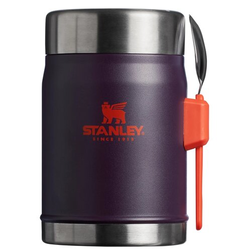 Lunch box STANLEY Classic 10-09382-107 0.4 L Fioletowy + Sztućce