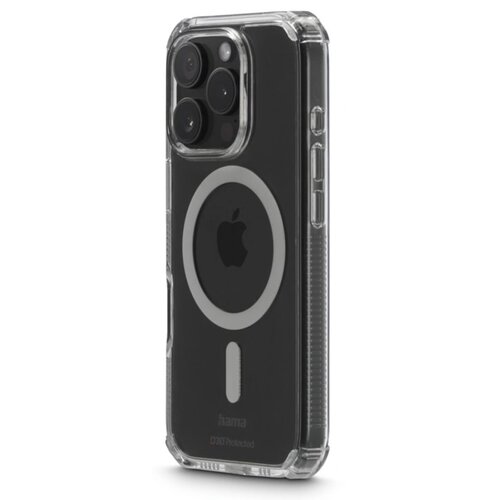 Etui HAMA Extreme Protect MagCase D30 do Apple iPhone 16 Pro Przezroczysty