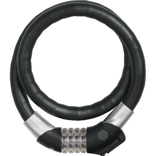 Zapięcie rowerowe ABUS Steel-O-Flex Raydo Pro 1460/85 + uchwyt KF Linka Czarny