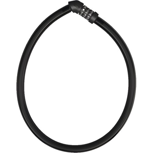 Zapięcie rowerowe ABUS 4408C/65 Linka Czarny