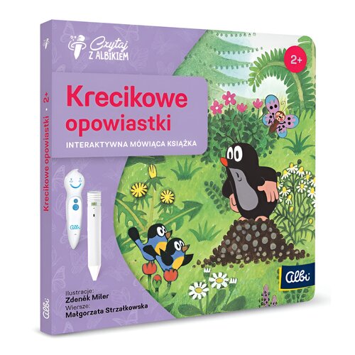 Książka Czytaj z Albikiem Krecikowe opowiastki Lucie Krystlíková (twarda okładka)