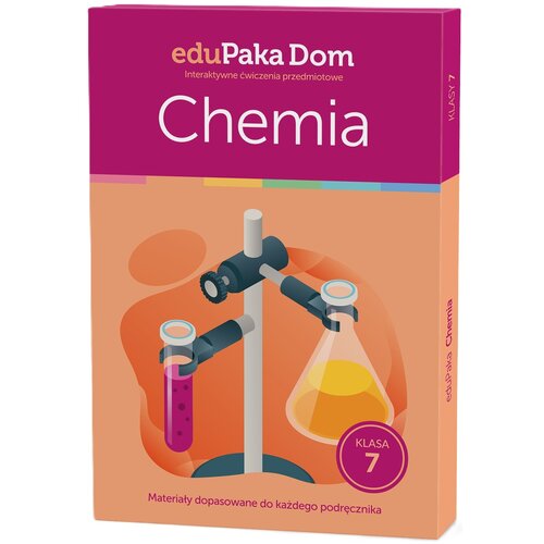 E-kod cyfrowy EduPaka Dom - interaktywne ćwiczenia przedmiotowe - Chemia Klasa 7