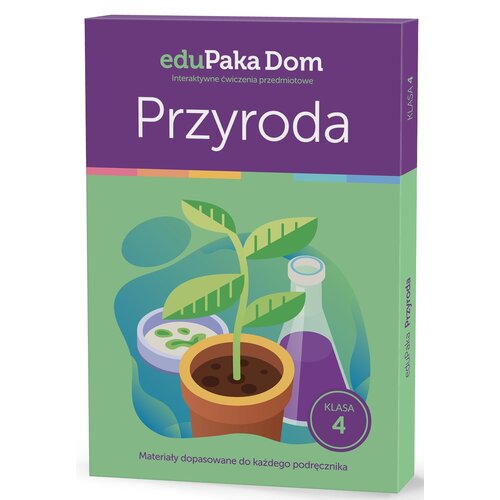 E-kod cyfrowy EduPaka Dom - interaktywne ćwiczenia przedmiotowe - Przyroda Klasa 4