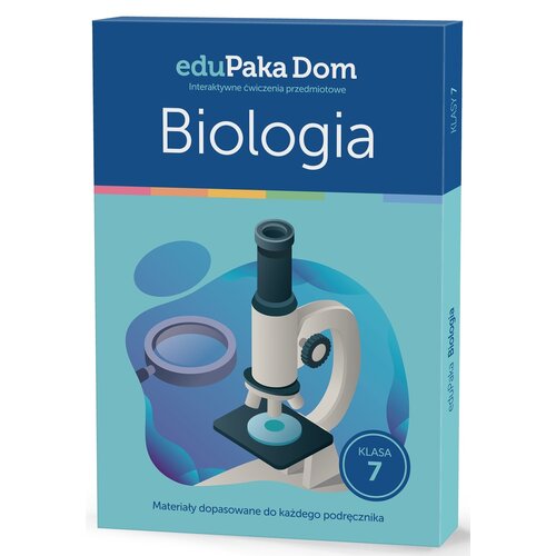 E-kod cyfrowy EduPaka Dom - interaktywne ćwiczenia przedmiotowe - Biologia Klasa 7