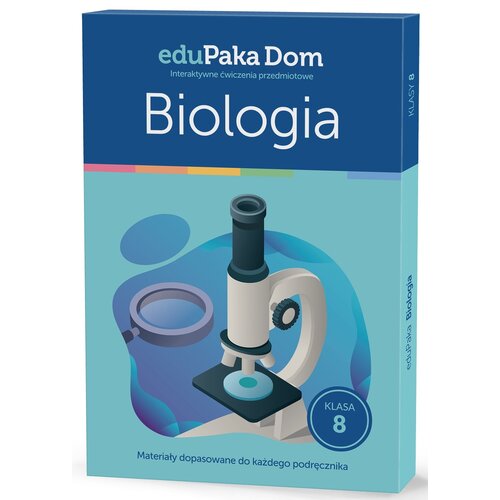 E-kod cyfrowy EduPaka Dom - interaktywne ćwiczenia przedmiotowe - Biologia Klasa 8