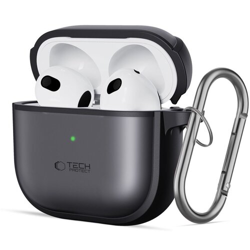 Etui na słuchawki TECH-PROTECT Magmat do Apple Airpods 4 Czarny