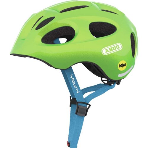 Kask rowerowy ABUS Youn-I Zielony dla Dzieci (rozmiar M) MIPS