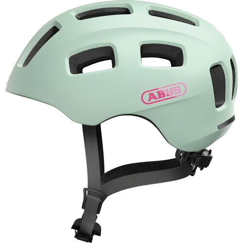 Kask rowerowy ABUS Youn-I 2.0 Turkusowy dla Dzieci z lampką (rozmiar M)
