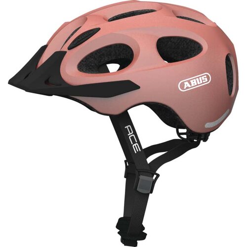 Kask rowerowy ABUS Youn-I Ace Różowy Miejski (rozmiar M)