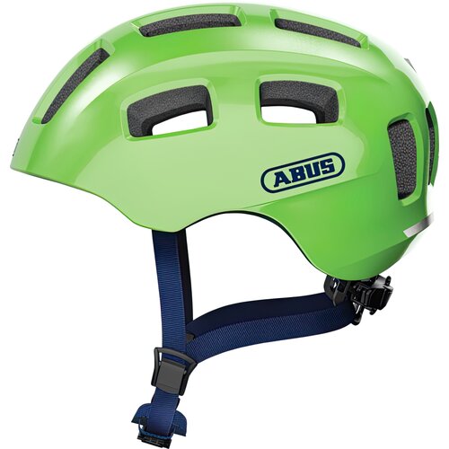 Kask rowerowy ABUS Youn-I 2.0 Jasnozielony dla Dzieci z lampką (rozmiar S)
