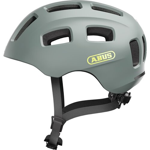 Kask rowerowy ABUS Youn-I 2.0 Cool Szary dla Dzieci z lampką (rozmiar M)