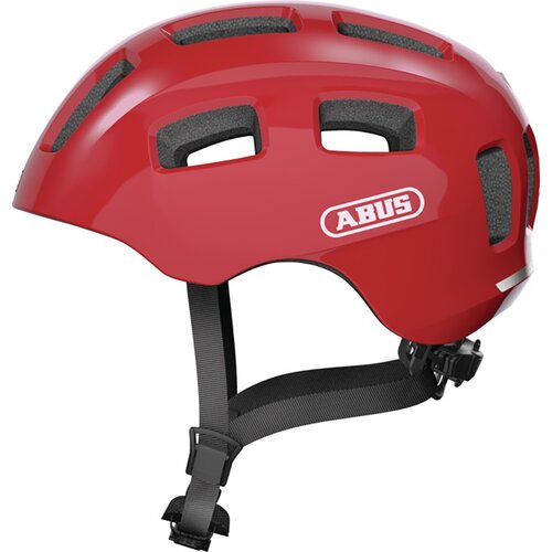 Kask rowerowy ABUS Youn-I 2.0 Blaze Czerwony dla Dzieci (rozmiar M)