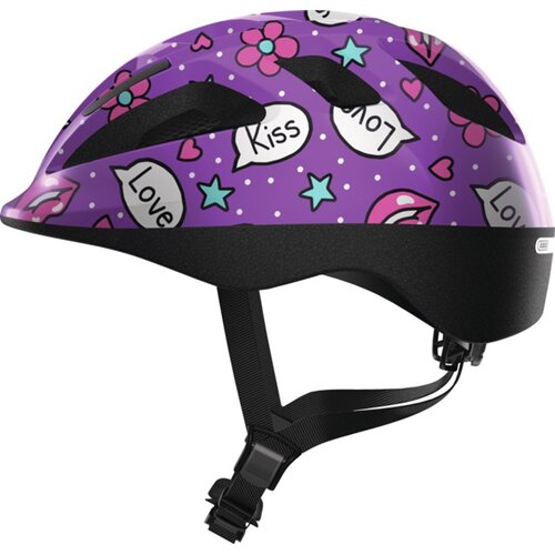 Kask rowerowy ABUS Smooty 2.0 Fioletowy dla Dzieci (rozmiar S)