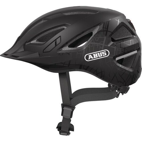 Kask rowerowy ABUS Urban-I 3.0 Street Art Czarny Miejski (rozmiar L)