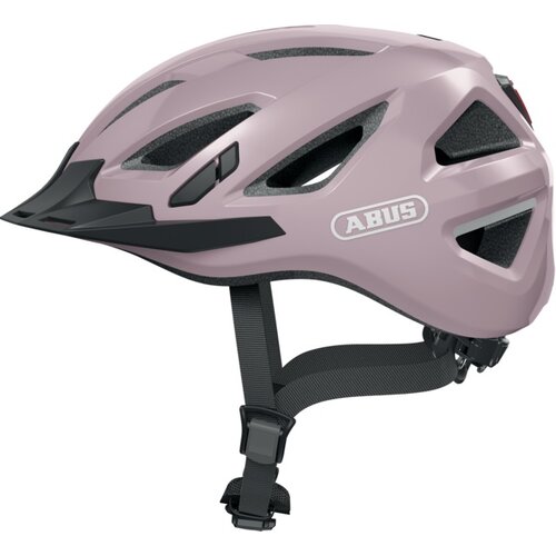 Kask rowerowy ABUS Urban-I 3.0 Jasnofioletowy Miejski z lampką (rozmiar S)