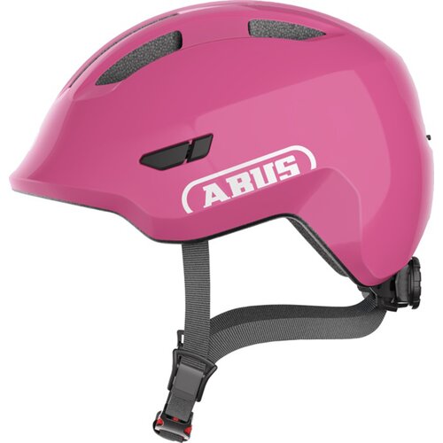 Kask rowerowy ABUS Smiley 3.0 Shiny Różowy dla Dzieci (rozmiar M)