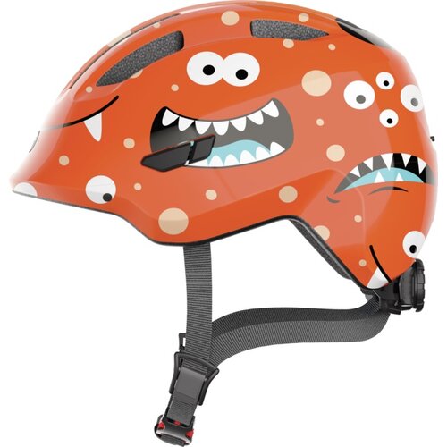 Kask rowerowy ABUS Smiley 3.0 Monster Pomarańczowy dla Dzieci (rozmiar M)