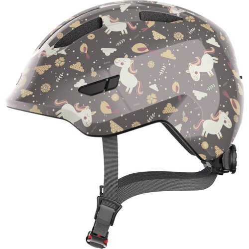 Kask rowerowy ABUS Smiley 3.0 Horse Brązowy dla Dzieci (rozmiar S)