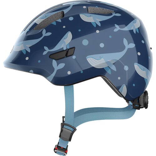 Kask rowerowy ABUS Smiley 3.0 Whale Niebieski dla Dzieci (rozmiar M)