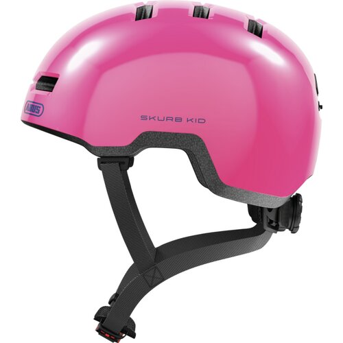 Kask ABUS Skurb Kid Shiny Różowy dla Dzieci (rozmiar S)