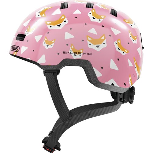 Kask ABUS Skurb Kid Foxes Różowy dla Dzieci (rozmiar M)