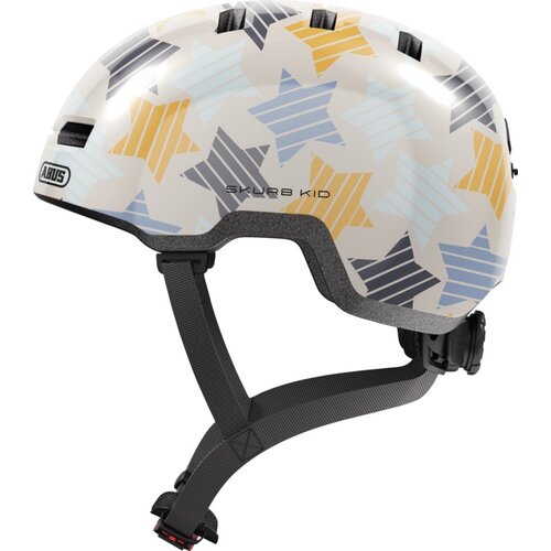 Kask ABUS Skurb Kid Stars Szary dla Dzieci (rozmiar M)