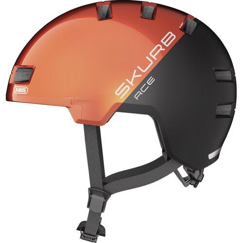 Kask ABUS Skurb ACE Pomarańczowo-czarny (rozmiar M)