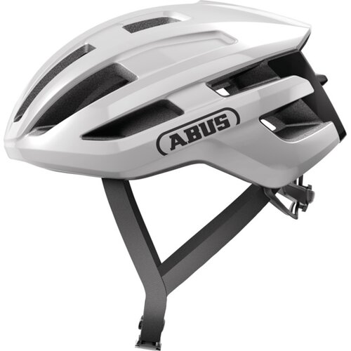 Kask rowerowy ABUS PowerDome Shiny Biały Szosowy (rozmiar L)