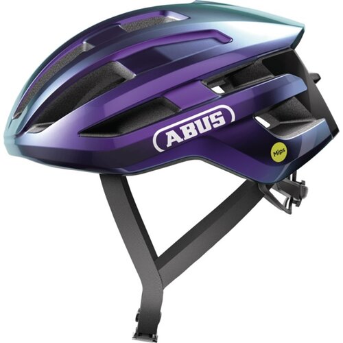 Kask rowerowy ABUS PowerDome Flip Flop Fioletowy Szosowy (rozmiar S) MIPS