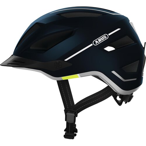 Kask rowerowy ABUS Pedelec 2.0 Ciemnoniebieski Miejski z lampką (rozmiar M)