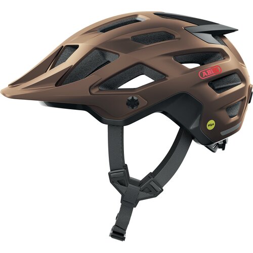 Kask rowerowy ABUS Moventor 2.0 Metallic Brązowy MTB (rozmiar L) MIPS