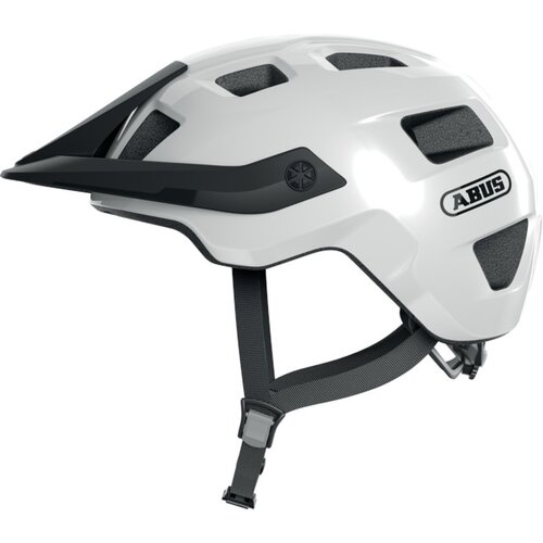 Kask rowerowy ABUS Motrip Shiny Biały MTB (rozmiar M)