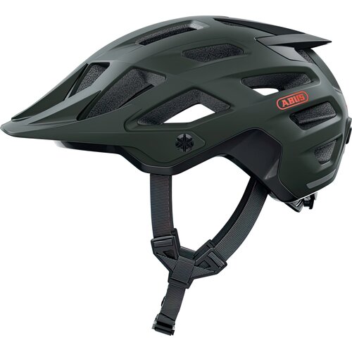 Kask rowerowy ABUS Moventor 2.0 Pine Ciemnozielony MTB (rozmiar S)