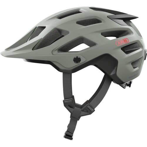 Kask rowerowy ABUS Moventor 2.0 Chalk Jasnoszary MTB (rozmiar M)
