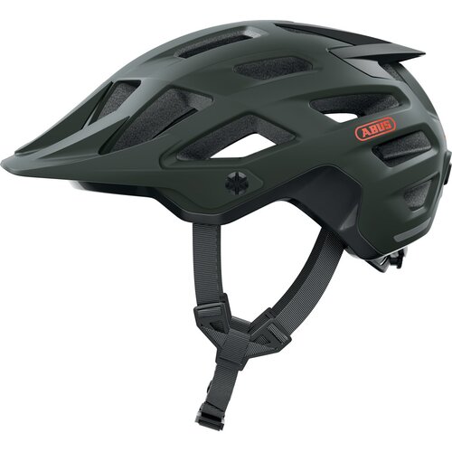 Kask rowerowy ABUS Moventor 2.0 Pine Ciemnozielony MTB (rozmiar M)