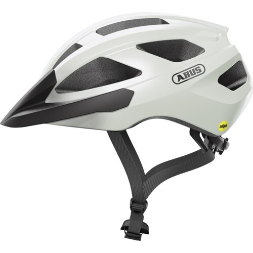 Kask rowerowy ABUS Macator Pearl Biały Szosowy (rozmiar M) MIPS