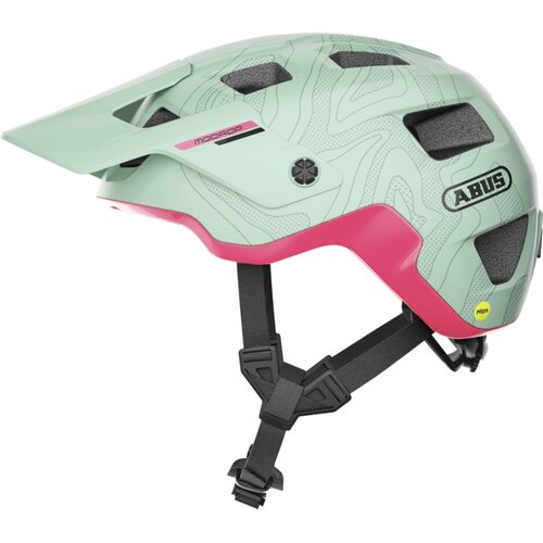 Kask rowerowy ABUS Modrop Iced Miętowy (rozmiar M) MIPS