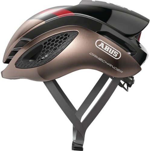 Kask rowerowy ABUS Gamechanger Metallic Brązowo-czarny Szosowy (rozmiar S)