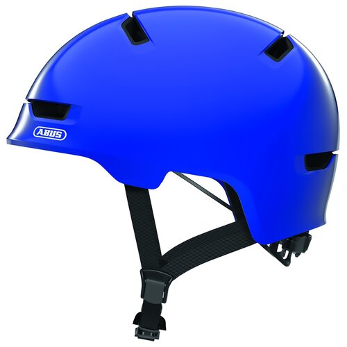 Kask rowerowy ABUS Youth Shiny Niebieski dla Dzieci (rozmiar S)
