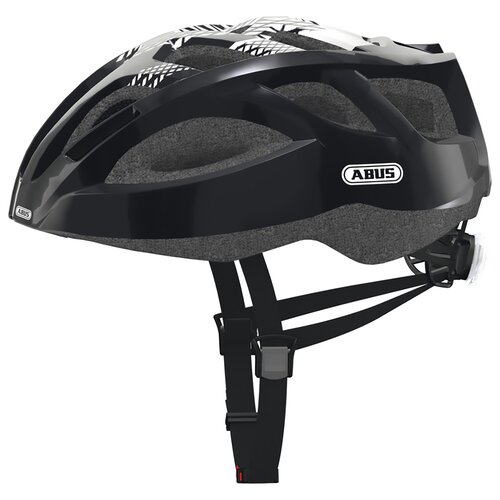 Kask rowerowy ABUS Sport LED Czarny z lampką (rozmiar M)