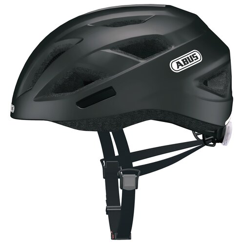 Kask rowerowy ABUS City LED Czarny Szosowy (rozmiar L)