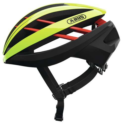Kask rowerowy ABUS Aventor Neon Żółty Szosowy (rozmiar S)