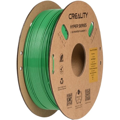 Filament CREALITY Hyper PETG, Średnica 1.75 mm, 1 kg Zielony