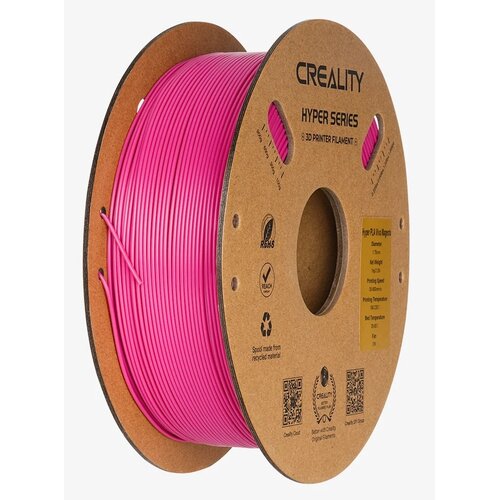 Filament CREALITY Hyper PLA, Średnica 1.75 mm, 1 kg Różowy
