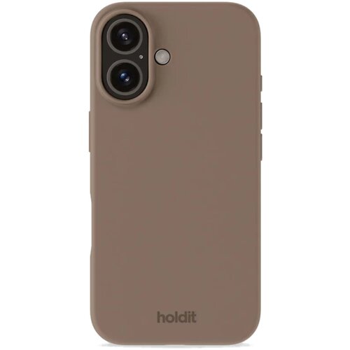 Etui HOLDIT Silicone Case do Apple iPhone 16 Plus Jasno-brązowy