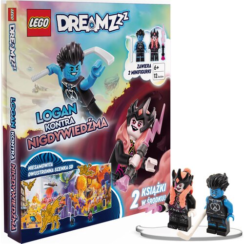 Książka LEGO DREAMZzz Logan kontra Nigdywiedźma ALB-5401 (okładka miękka)