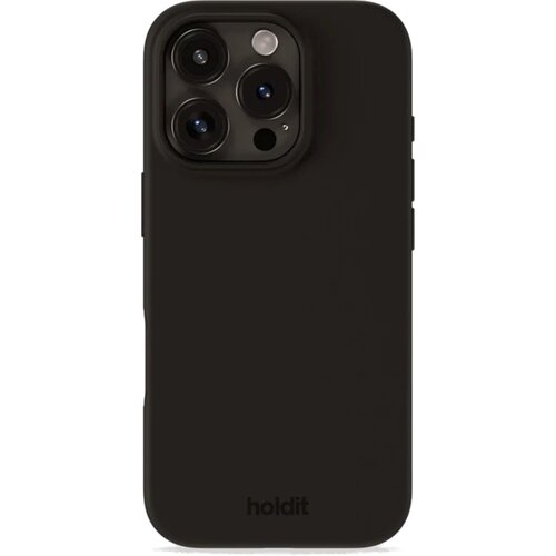 Etui HOLDIT Silicone Case do Apple iPhone 16 Pro Czarny