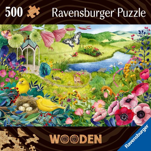 Puzzle RAVENSBURGER Wooden Dziki Ogród 17513 (500 elementów)