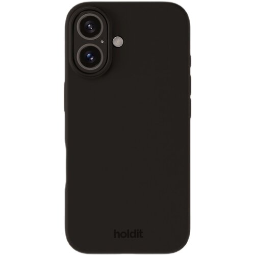 Etui HOLDIT Silicone Case do Apple iPhone 16 Czarny