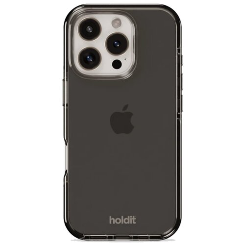 Etui HOLDIT Seethru Case do Apple iPhone 16 Pro Przezroczysto-czarny